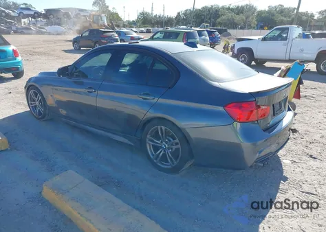 2015 BMW 328I из США, поврежденный, VIN WBA3A5C5XFF607525